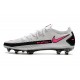 Scarpe da Calcio Uomo Nike Phantom GT Elite FG Bianco Rosa Blast Nero