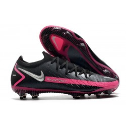 Scarpe da Calcio Uomo Nike Phantom GT Elite FG Nero Argento Rosa Blast