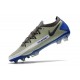 Scarpe da Calcio da Uomo Nike Phantom GT Elite FG Grigio Nero Blu