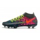 Scarpa Nuovo Nike Phantom GT Elite DF FG - Blu Grigio Rosa