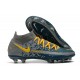 Nike Phantom GT Elite Dynamic Fit FG Nuovo Scarpe Grigio Marina Giallo