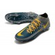 Nike Phantom GT Elite Dynamic Fit FG Nuovo Scarpe Grigio Marina Giallo