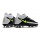 Nike Phantom GT Elite Dynamic Fit FG Nuovo Scarpe Nero Grigio Verde