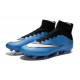 Nike Scarpe da Calcetto Mercurial Superfly 4 Tech Craft FG Blu Bianco Nero