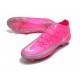 Nike Phantom GT Elite Dynamic Fit FG Nuovo Scarpe Rosa Argento