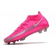 Nike Phantom GT Elite Dynamic Fit FG Nuovo Scarpe Rosa Argento