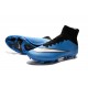 Nike Scarpe da Calcetto Mercurial Superfly 4 Tech Craft FG Blu Bianco Nero