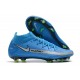 Scarpa Nuovo Nike Phantom GT Elite DF FG - Blu Argento