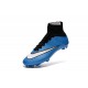 Nike Scarpe da Calcetto Mercurial Superfly 4 Tech Craft FG Blu Bianco Nero