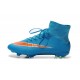 Nike Scarpe da Calcetto Mercurial Superfly 4 Tech Craft FG Blu Arancio