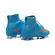 Nike Scarpe da Calcetto Mercurial Superfly 4 Tech Craft FG Blu Arancio