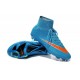 Nike Scarpe da Calcetto Mercurial Superfly 4 Tech Craft FG Blu Arancio