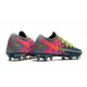 Nike Phantom GT Elite FG ACC Scarpa Calcio Grigio Blu Rosa