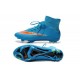 Nike Scarpe da Calcetto Mercurial Superfly 4 Tech Craft FG Blu Arancio