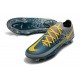 Nike Phantom GT Elite FG ACC Scarpa Calcio Blu Grigio Giallo