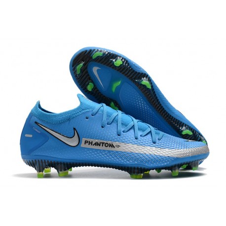 Nike Phantom GT Elite FG ACC Scarpa Calcio Blu Argento