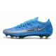 Nike Phantom GT Elite FG ACC Scarpa Calcio Blu Argento