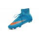 Nike Scarpe da Calcetto Mercurial Superfly 4 Tech Craft FG Blu Arancio