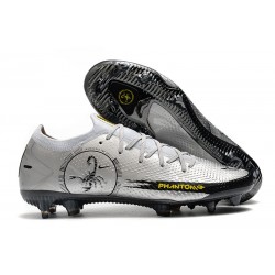 Nike Phantom GT Scorpion Elite FG ACC Scarpa Calcio Argento Nero