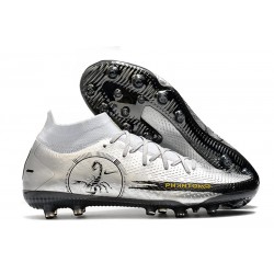 Nike Scarpe Phantom GT Elite DF AG-pro Platino Puro Argento Metallico Nero