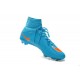 Nike Scarpe da Calcetto Mercurial Superfly 4 Tech Craft FG Blu Arancio