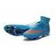 Nike Scarpe da Calcetto Mercurial Superfly 4 Tech Craft FG Blu Arancio