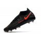 Nike Scarpe Phantom GT Elite DF AG-pro Nero Rosso Cile Grigio Scuro