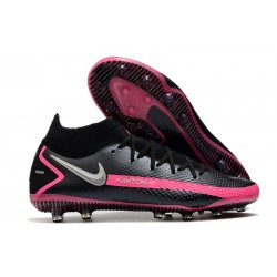 Nike Scarpe Phantom GT Elite DF AG-pro Nero Argento Rosa Blast