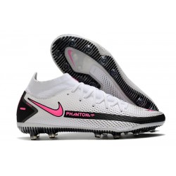 Nike Scarpe Phantom GT Elite DF AG-pro Bianco Rosa Blast Nero