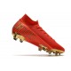 Scarpa Nuovo Nike Mercurial Superfly 7 FG ACC -CR100 Rosso Oro