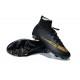 Nike Scarpe da Calcetto Mercurial Superfly 4 Tech Craft FG Nero Oro