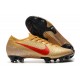 Scarpa Calcio Nike Mercurial Vapor 13 Elite FG Oro Rosso