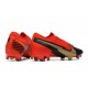 Scarpa Calcio Nike Mercurial Vapor 13 Elite FG Nero Rosso Oro