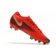 Scarpa Calcio Nike Mercurial Vapor 13 Elite FG Nero Rosso Oro