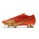 Scarpa Calcio Nike Mercurial Vapor 13 Elite FG Ronaldo CR100 Rosso Oro