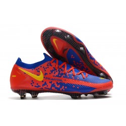 Nike Phantom GT Elite FG ACC Scarpa Calcio Rosso Blu Giallo