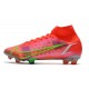 Nike Mercurial Superfly VIII Elite FG Cremisi Vivace Argento Metallico