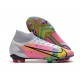 Nike Mercurial Superfly VIII Elite FG Dragonfly - Vit Silver Mörklila