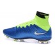 Nike Scarpe da Calcetto Mercurial Superfly 4 Tech Craft FG Blu Verde Bianco