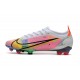 Nike Mercurial Vapor 14 Elite FG Dragonfly Bianco Argento Metallico