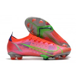 Nike Mercurial Vapor 14 Elite FG Cremisi Vivace Argento Metallico