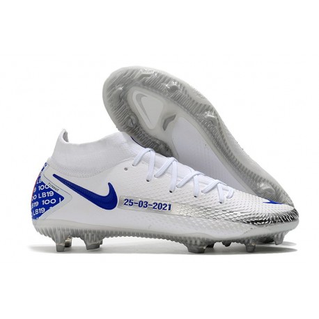 Scarpa Nuovo Nike Phantom GT Elite DF FG - Bianco Blu