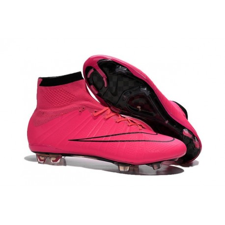 Nike Scarpe da Calcetto Mercurial Superfly 4 Tech Craft FG Rosa Nero