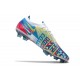 Nike Phantom GT Elite FG 3D Bianco Blu Cloro Rosa Blast Opti Giallo