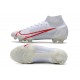 Nike Mercurial Superfly VIII Elite FG Bianco Rosso