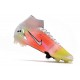 Nike Mercurial Superfly VIII Elite FG Bianco Argento Metallico Platino