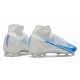Nike Mercurial Superfly VIII Elite FG Bianco Blu