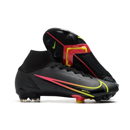 Nike Mercurial Superfly VIII Elite FG Nero Cyber Off Noir