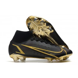 Nike Mercurial Superfly VIII Elite FG Negro Oro