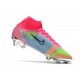 Nike Mercurial Superfly VIII Elite FG Rosa Blu Verde